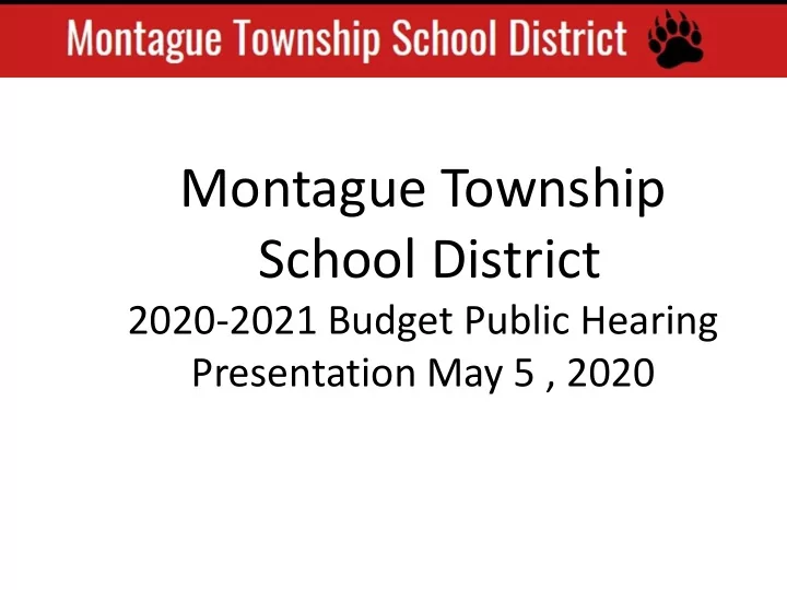 montague township school district