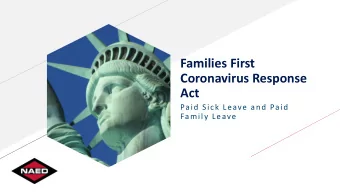 Families First  Coronavirus Response  Act  Paid Sick Leave and Paid  Family Leave  Bill requirement