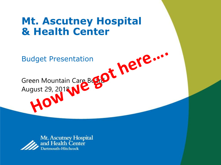 mt ascutney hospital health center