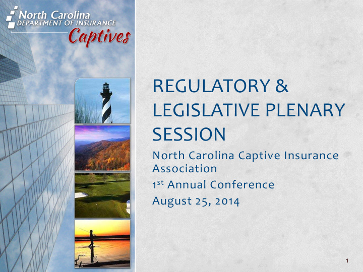 regulatory legislative plenary session