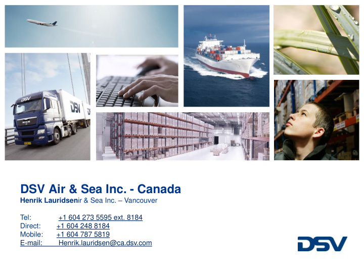 dsv air sea inc canada