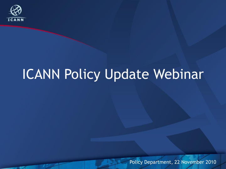 icann policy update webinar