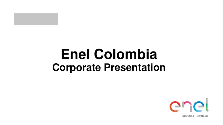 enel colombia