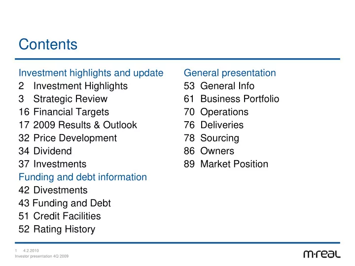 contents