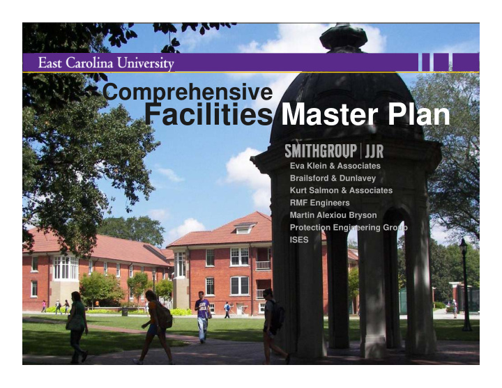 facilities master plan facilities master plan