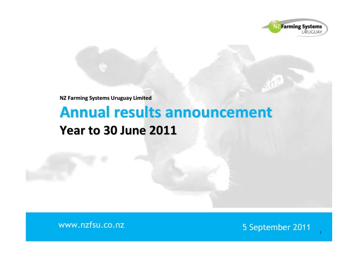 annual results announcement annual results announcement