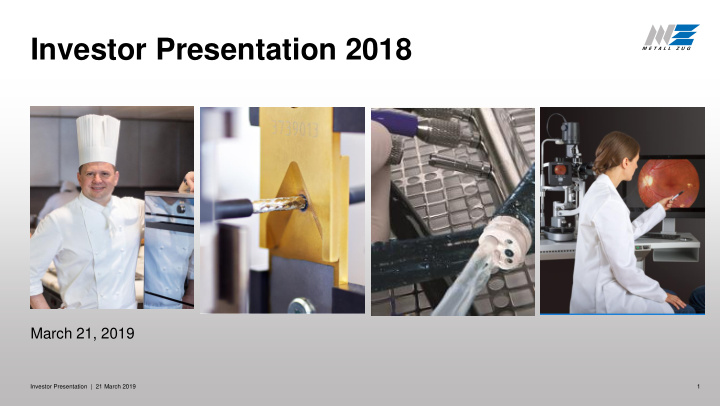 investor presentation 2018