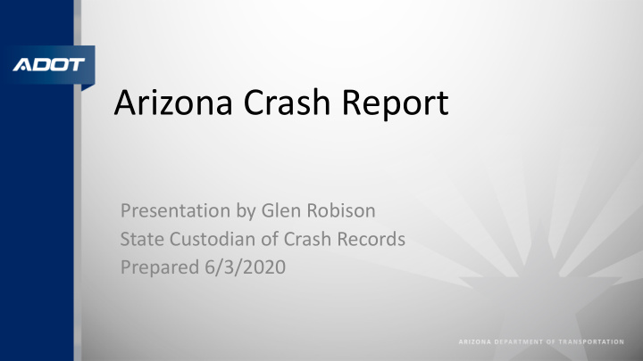 arizona crash report