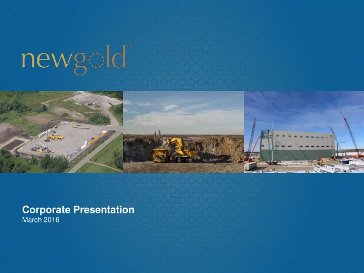 corporate presentation