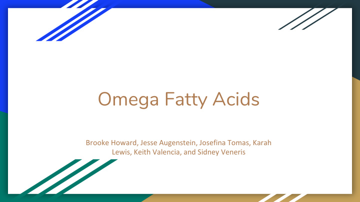 omega fatty acids