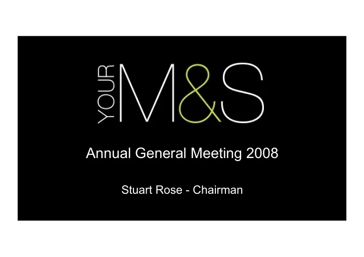 annual general meeting 2008