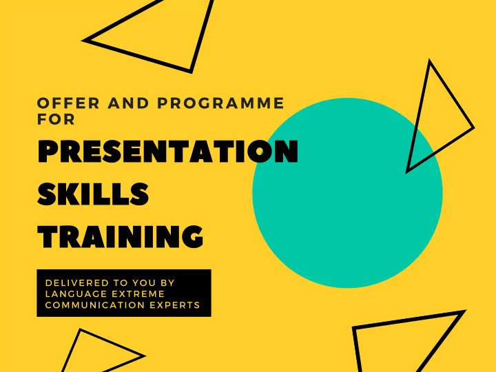 presentation skills training
