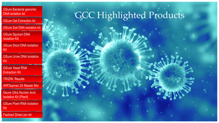 gcc highlighted products