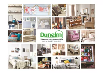 lm  Preliminary Results Presentation Year ended 29 th June 2013  David Stead  Finance Director