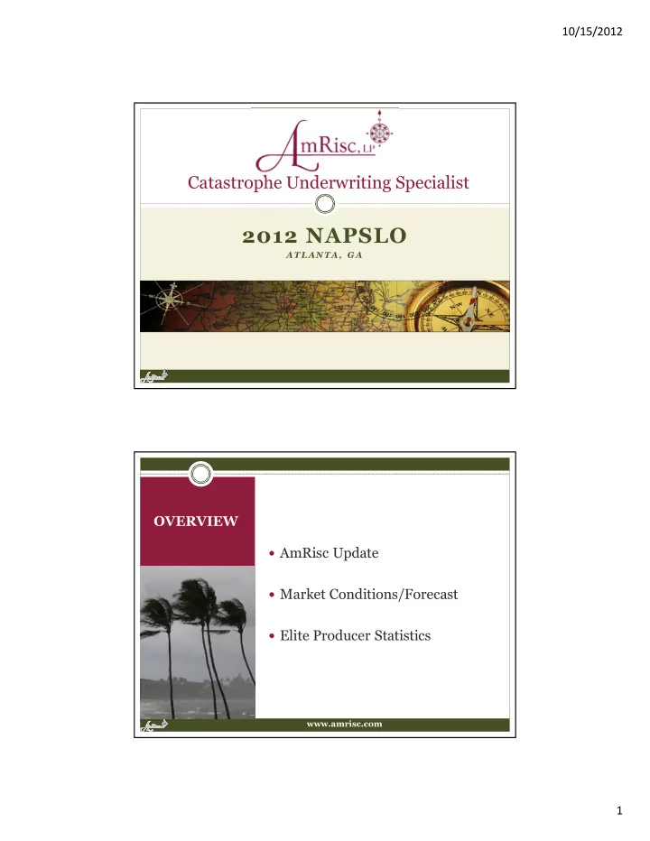 2012 napslo