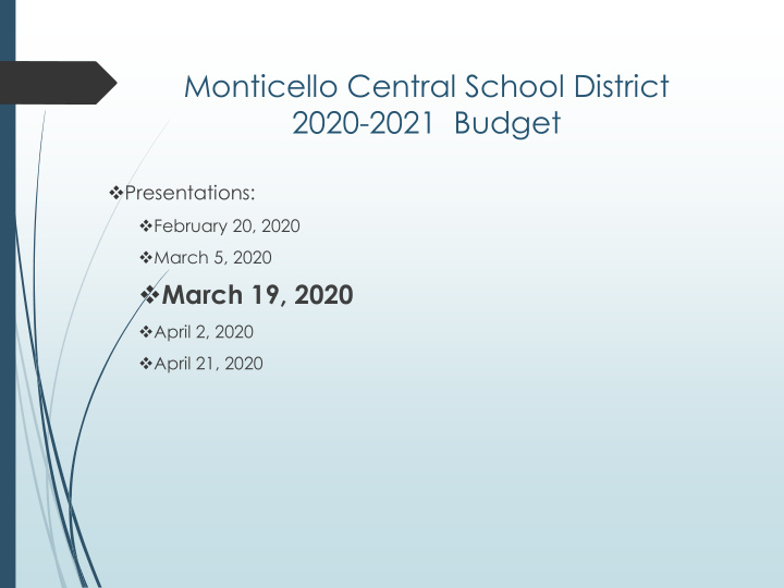 monticello central school district