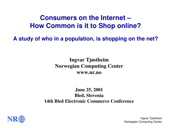 consumers on the internet how common is it to shop online