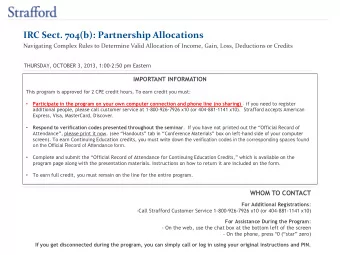 IRC Sect. 704(b): Partnership Allocations  Navigating Complex Rules to Determine Valid Allocation