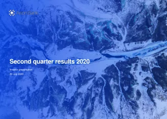 Second quarter results 2020  Investor presentation  29 July 2020  Highlights of the quarter  Arion