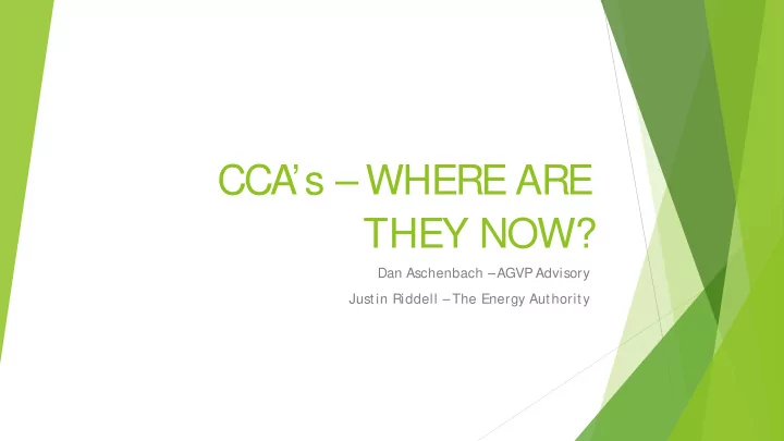 cca s where are they now
