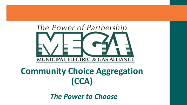 community choice aggregation