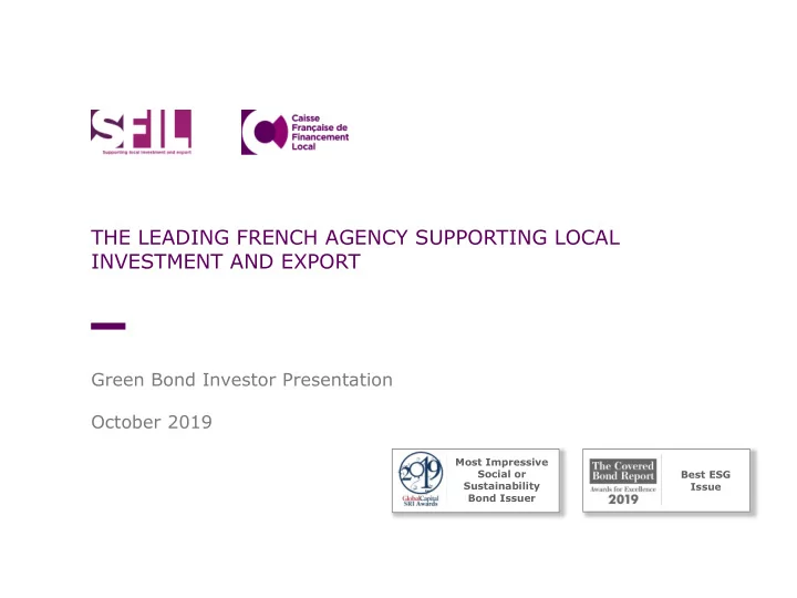 the leading french agency supporting local investment and