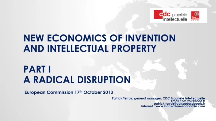 and intellectual property part i