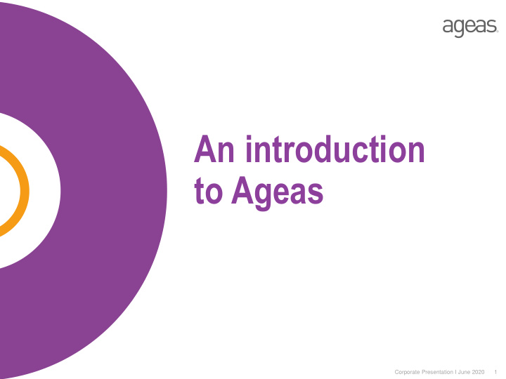 an introduction to ageas