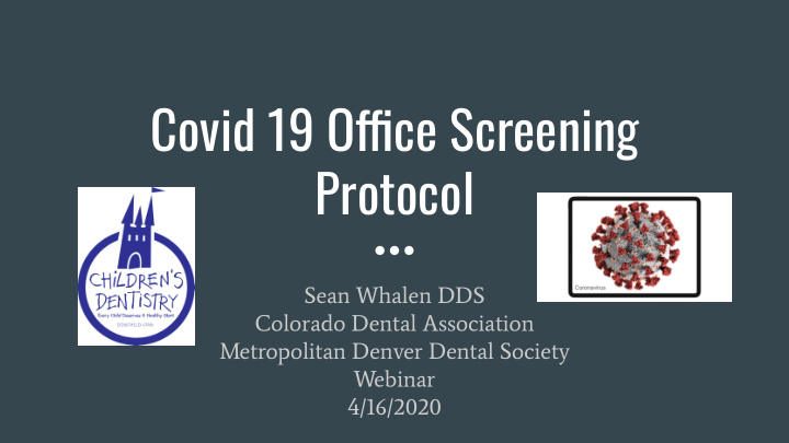 covid 19 offjce screening protocol