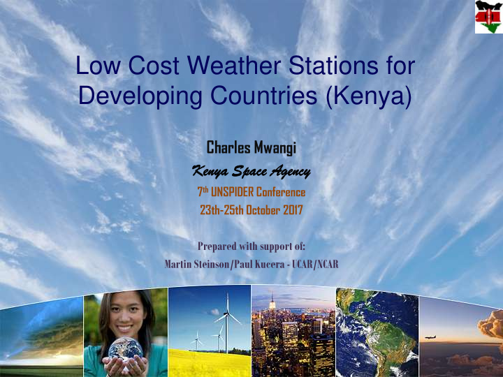 low cost weather stations for developing countries kenya