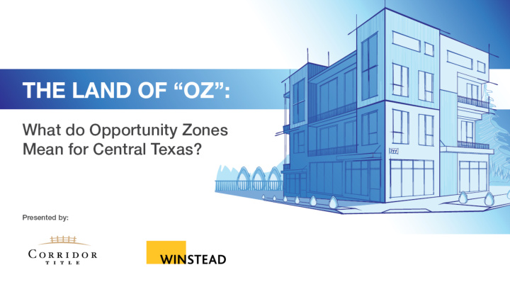 opportunity zones and opportunity zone investments what