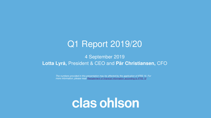 q1 report 2019 20