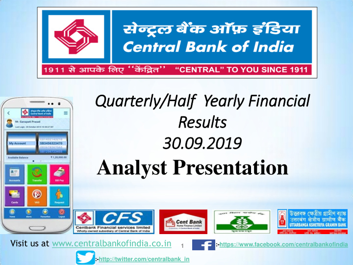 analyst presentation