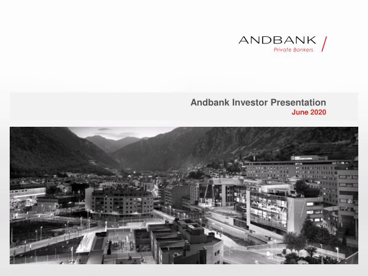 andbank investor presentation