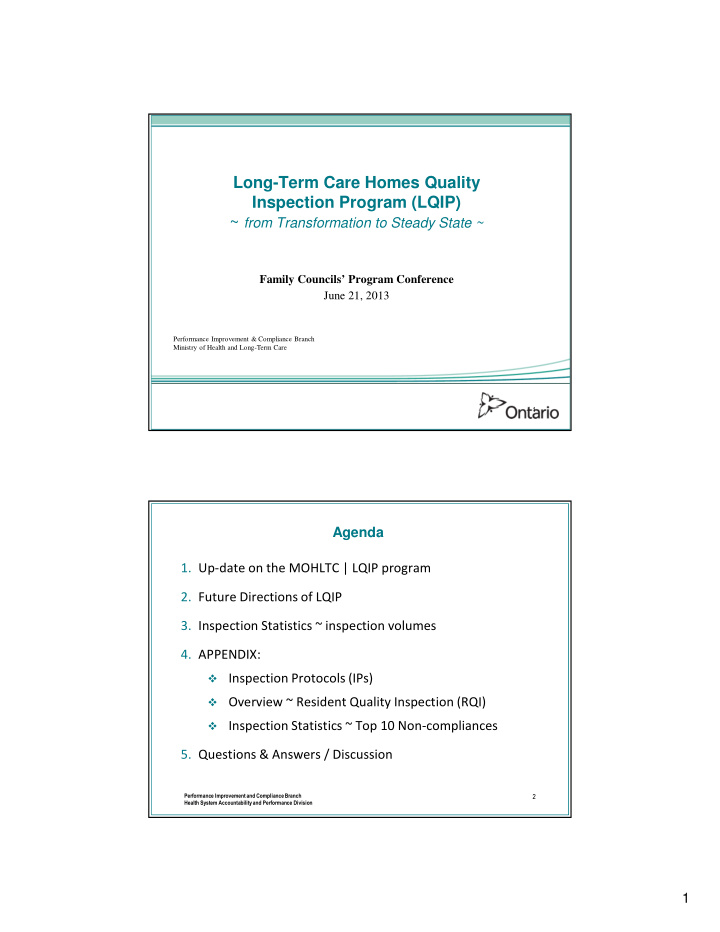 long term care homes quality inspection program lqip