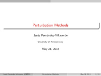 perturbation methods