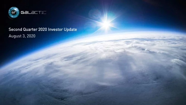 second quarter rter 2020 i invest stor r update te august