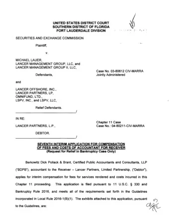 Case No . : 04-8021 1 -C IV-MAR R A conducted its business affairs . Based on information obtained