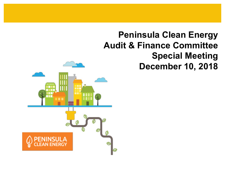 peninsula clean energy audit finance committee special