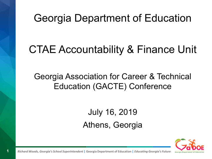 georgia department of education ctae accountability