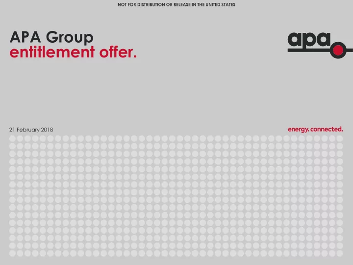 apa group entitlement offer
