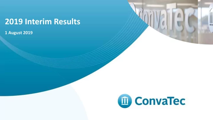 2019 interim results