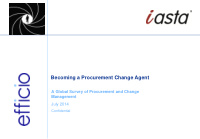 becoming a procurement change agent