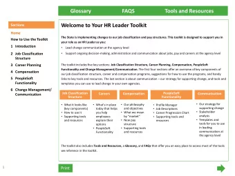 Glossary  Glossary  FAQS  FAQS  Tools and Resources  Tools and Resources  Welcome to Your HR Leader