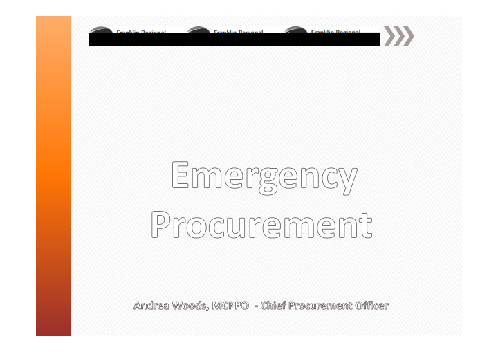 know the basic laws for public procurement recommended