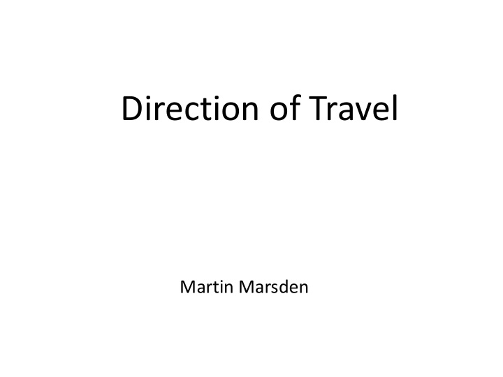 direction of travel