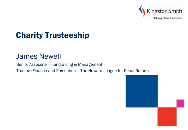 charity trusteeship