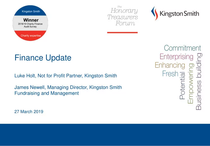 finance update