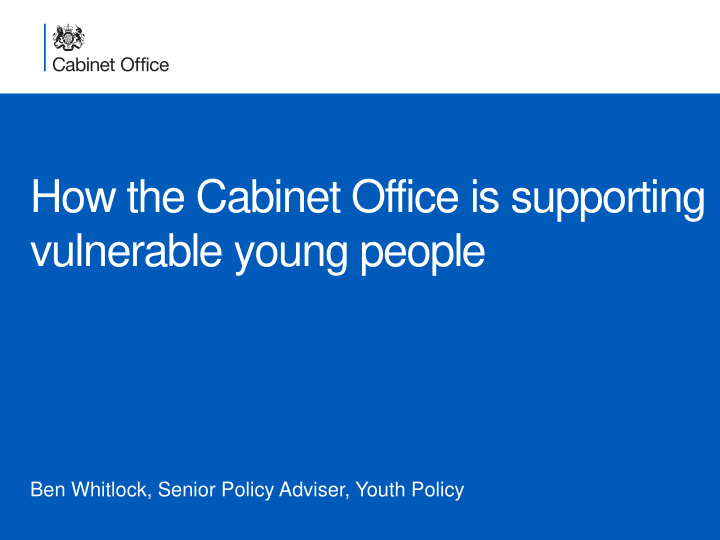 vulnerable young people
