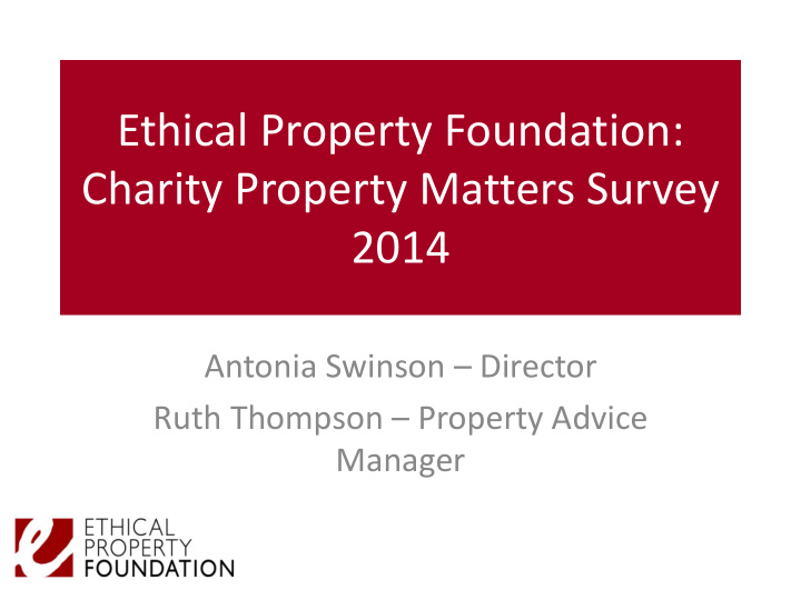 ethical property foundation
